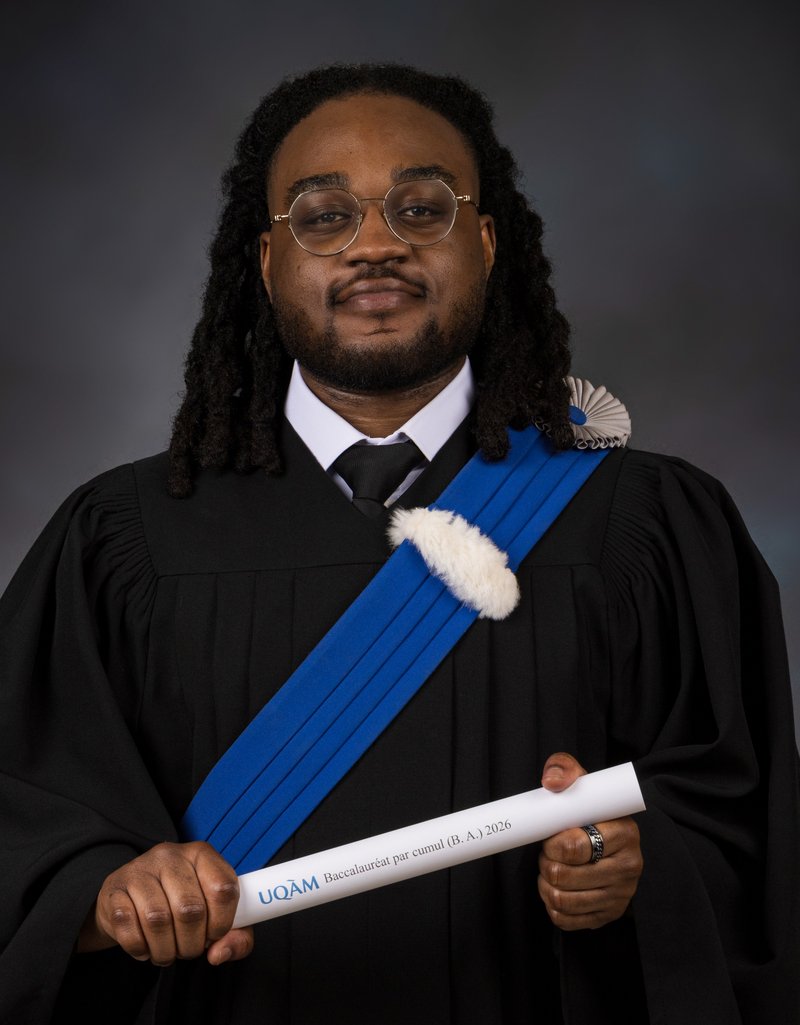 Franck Meledje, baccalauréat par cumul de l'UQAM, 2026